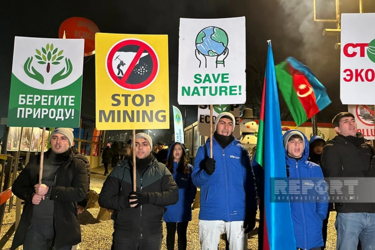 Azərbaycanlı fəallar dünya ictimaiyyətini ekologiyanı qorumağa çağırırlar - YENİLƏNİB + FOTO/VİDEO